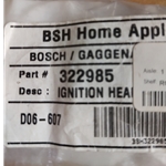 Bsh 00322985 Ignition Head