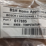 Bsh 617885 Knob-Temperature