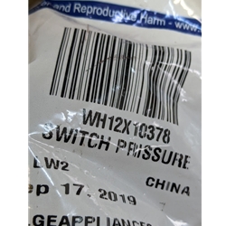 Geh WH12X10378 Switch Pressure