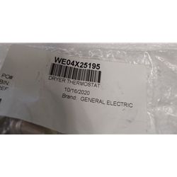 Geh WE04X25195 Outlet Thermostat