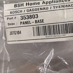 Bsh 353803 Panel