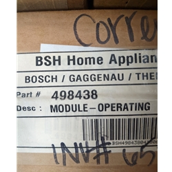 Bsh 00498438 Operating Module